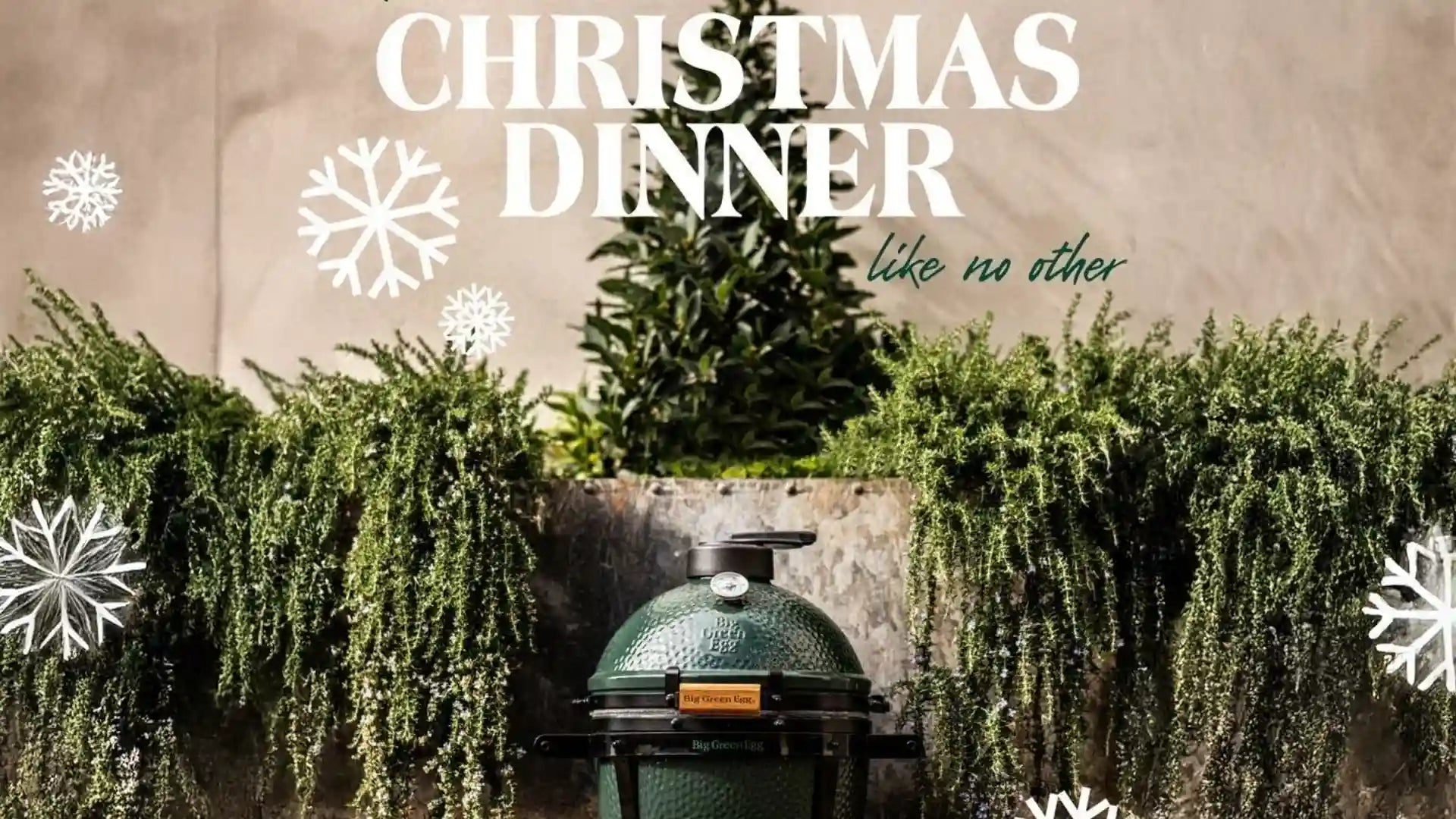 Christmas Dinner on the Big Green Egg - The Garden House