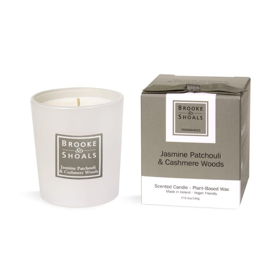 Brooke & Shoals Candle - Jasmine Patchouli & Cashmere Woods