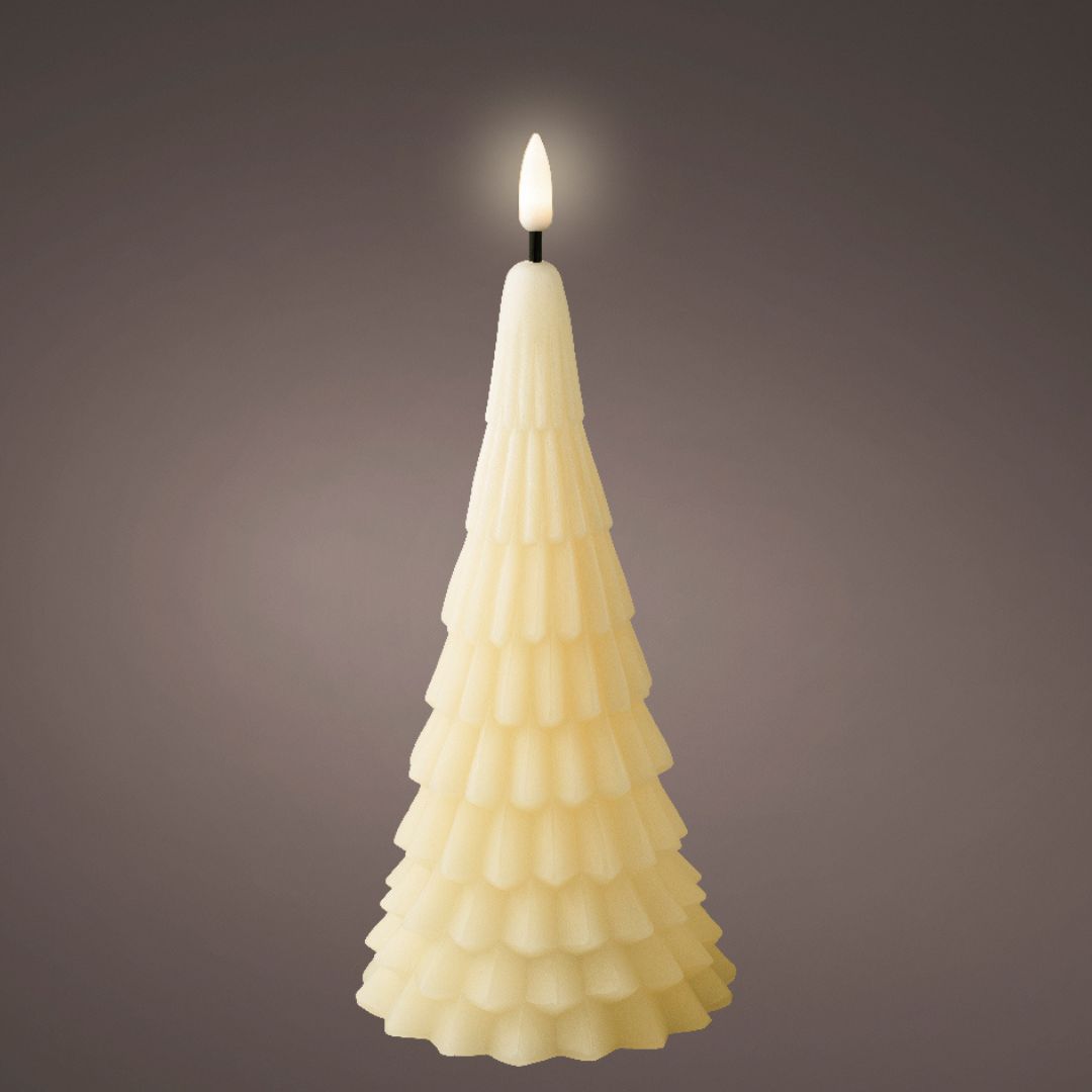 Explore LED Wax Christmas Tree Candle Cream. Best Quality Plants