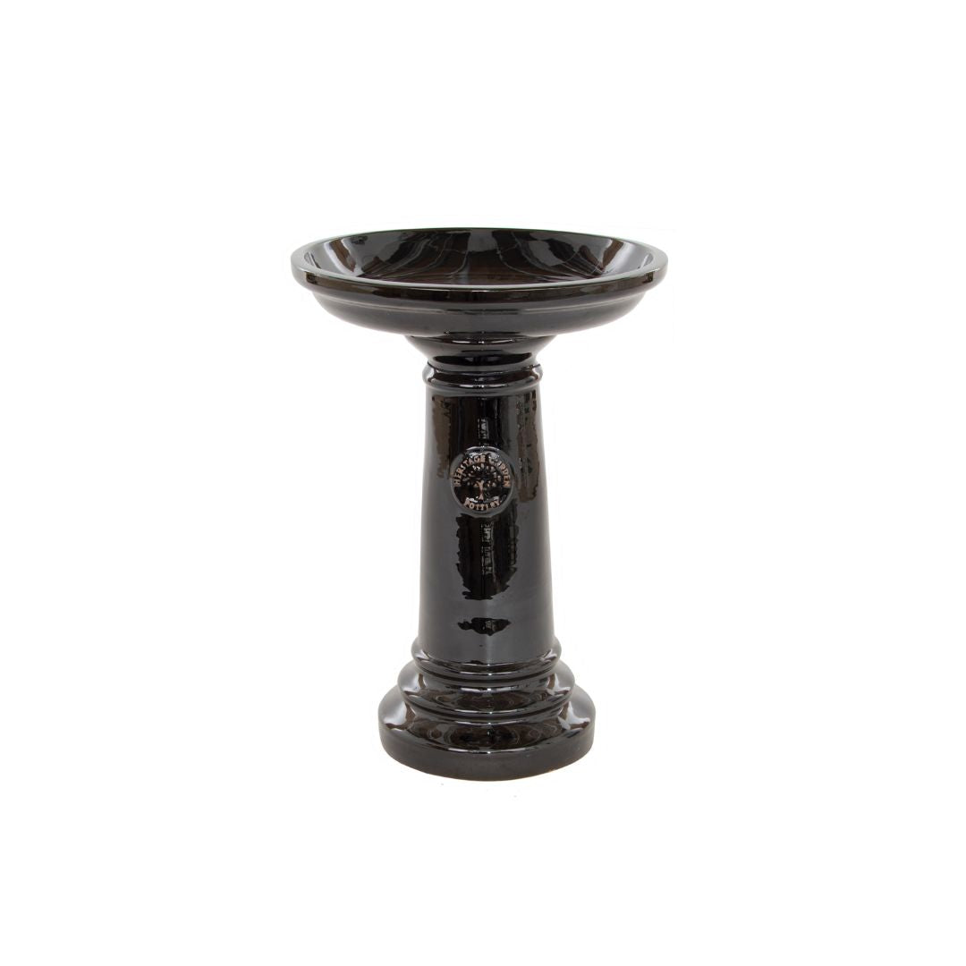 Heritage Bird Bath Black