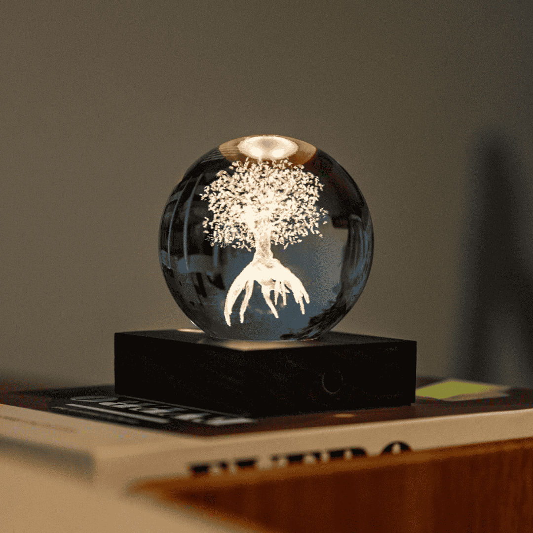 Amber Crystal Light - Tree Life