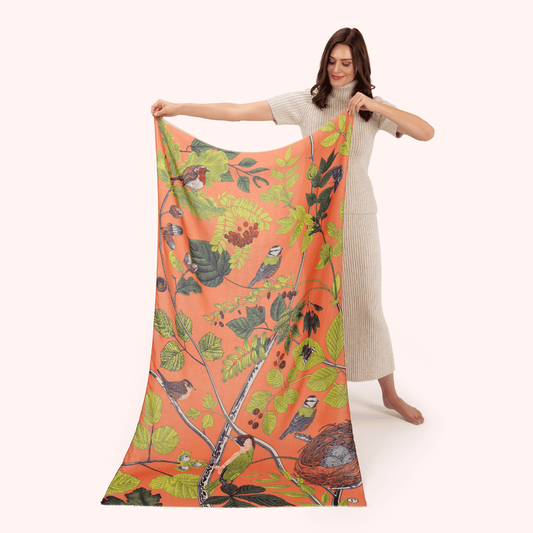 Amongst The Trees Print Scarf