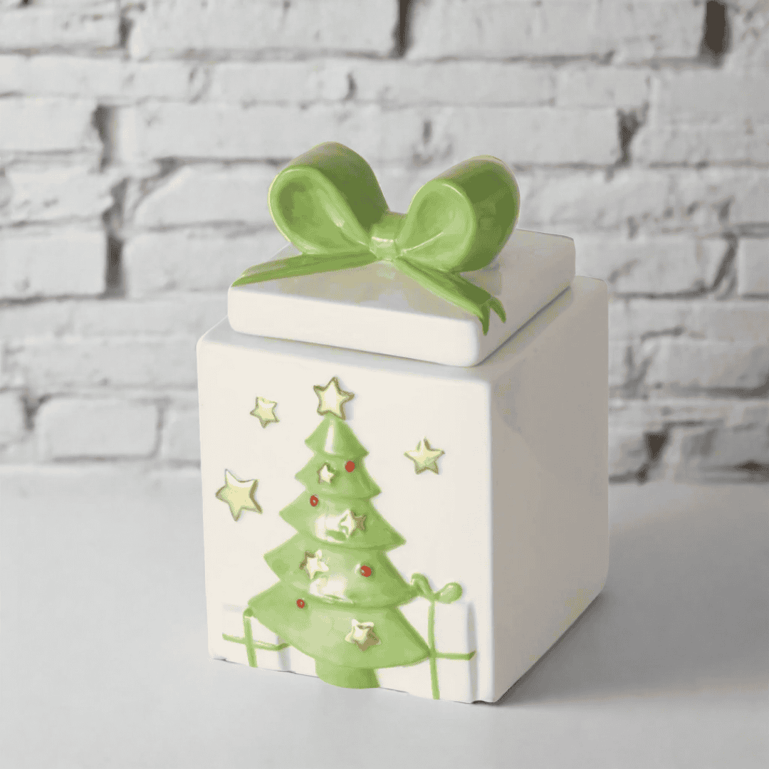 Christmas Ceramic Storage Canister