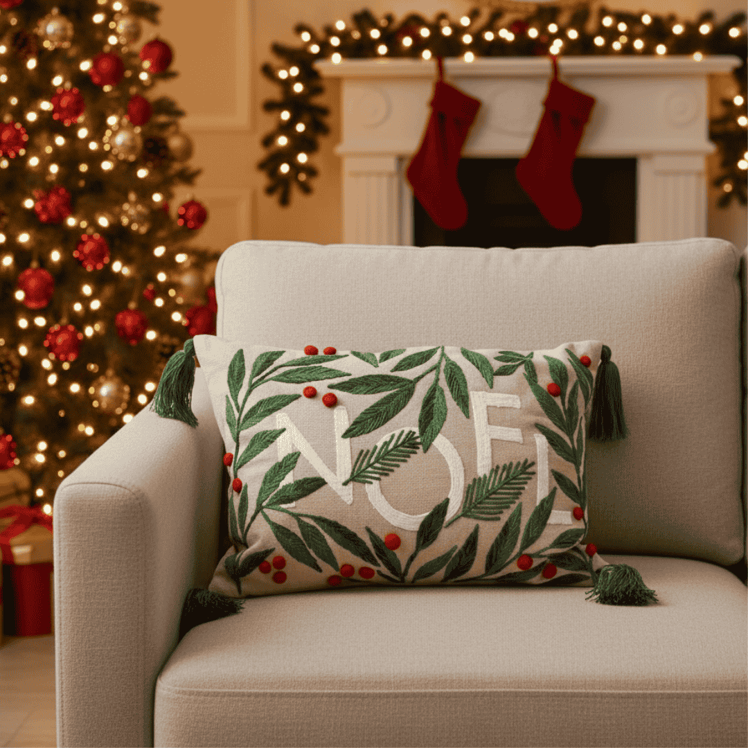 Christmas Cushion 'Winter Greetings'