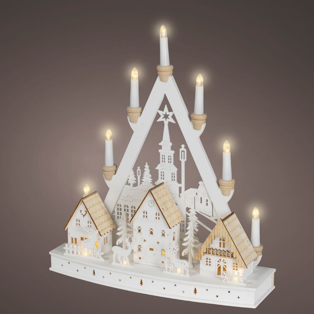 Christmas LED Winter Scene Window Light