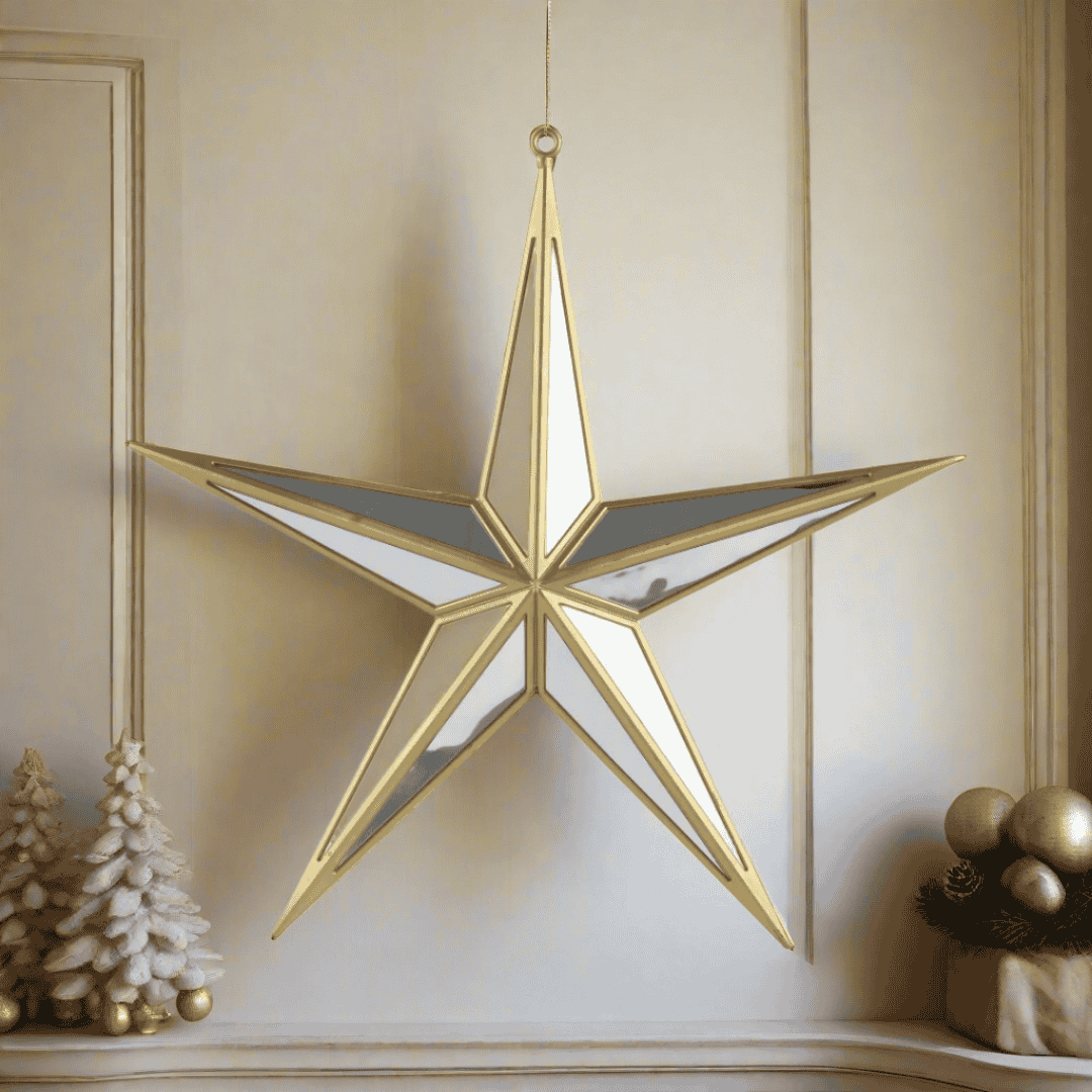 Christmas Star Decoration Gold