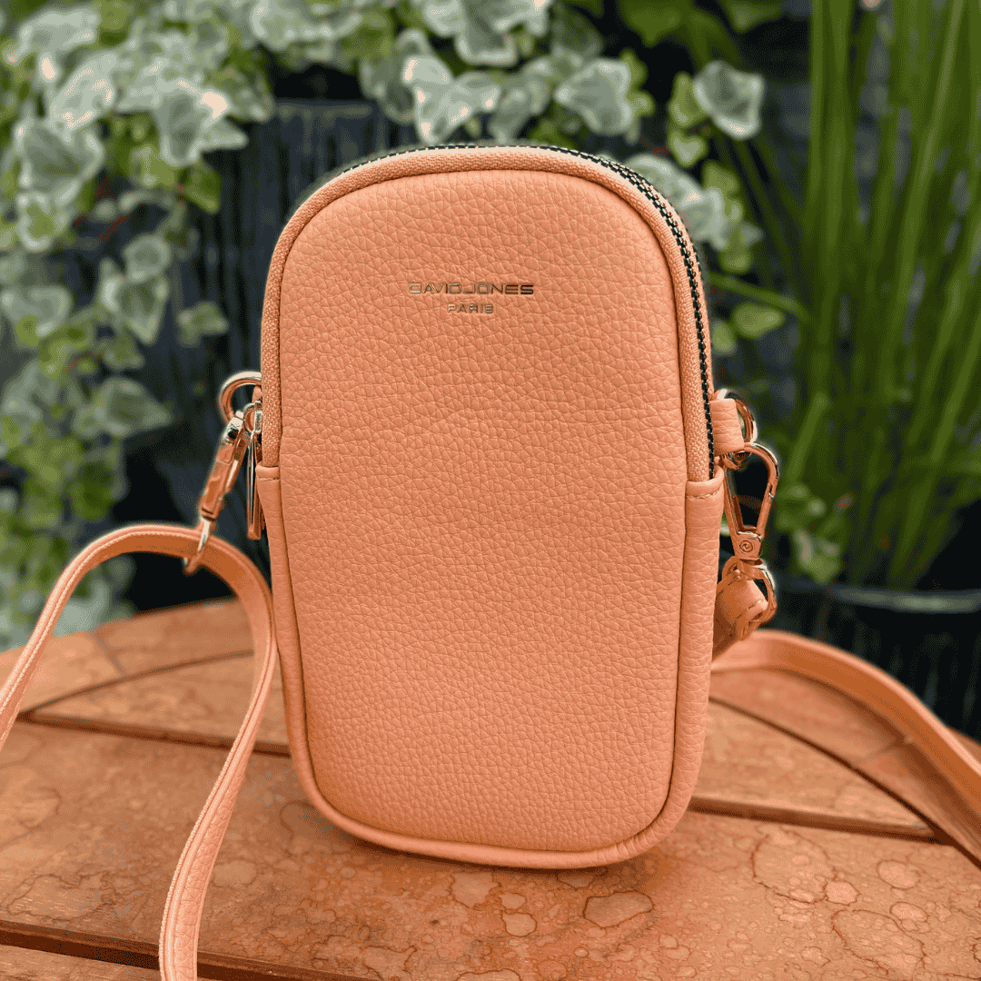 Crossbody Phone Bag - Peach