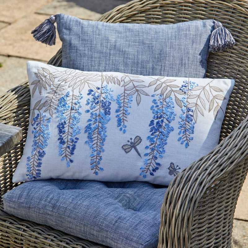 Cushion Wisteria Blue - The Garden HouseWalton & Co