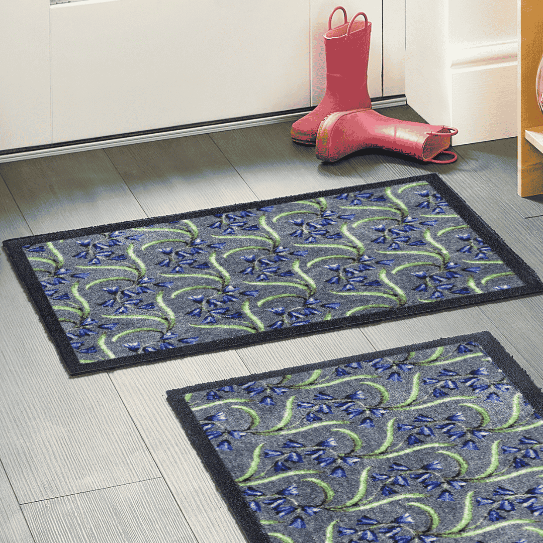 Door Mat Bluebells