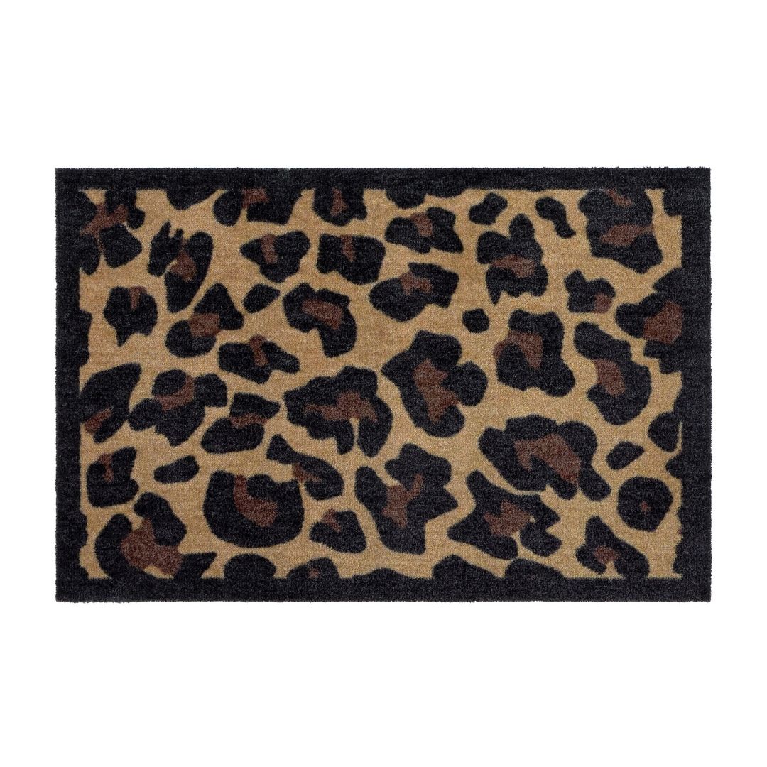 Door Mat Leopard Border