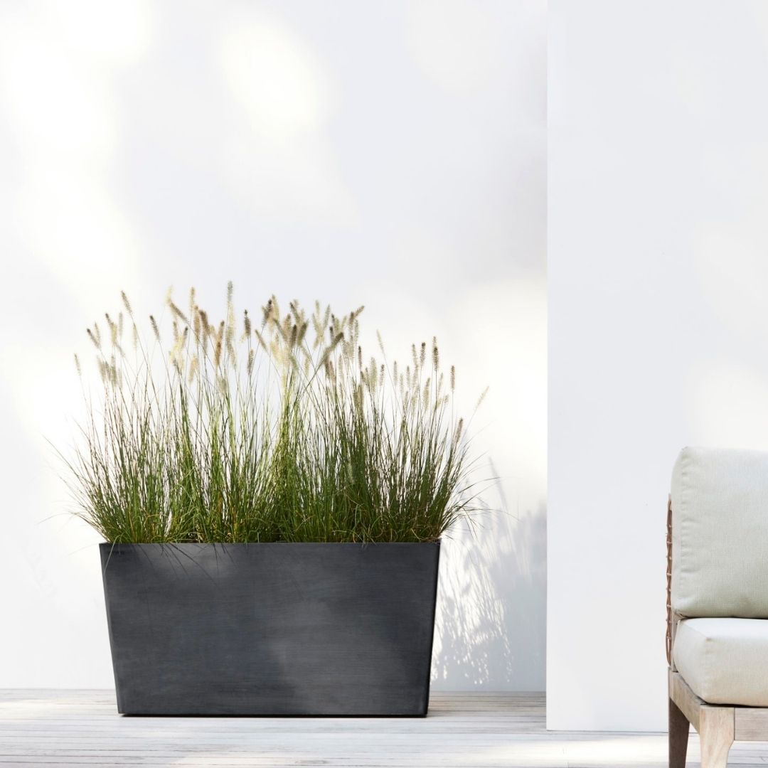 Ecopots Paris Dark Grey 80cm