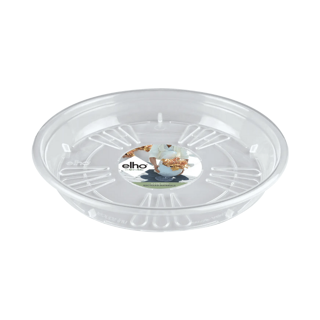 Elho Uni - Saucer Round Transparent