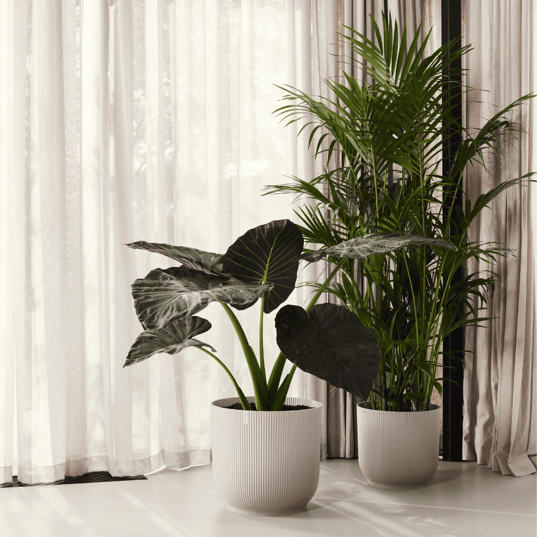 Elho Vibes Round Linen White