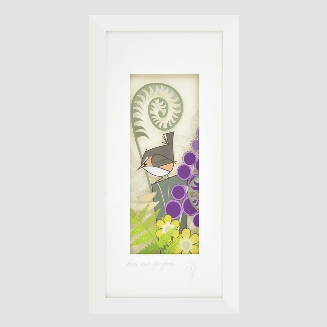 'Fern & Foxglove' Wall Art