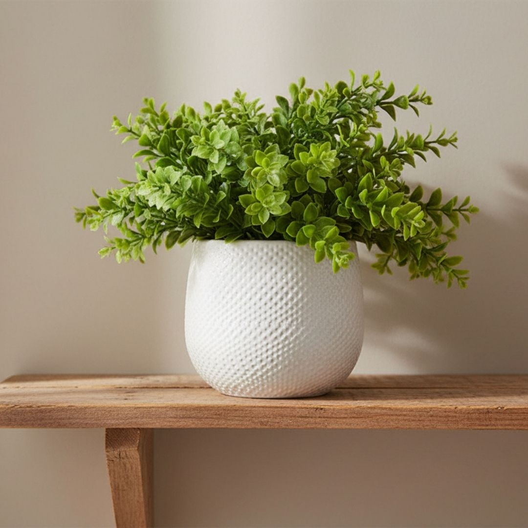 Gabriel Pot Round White