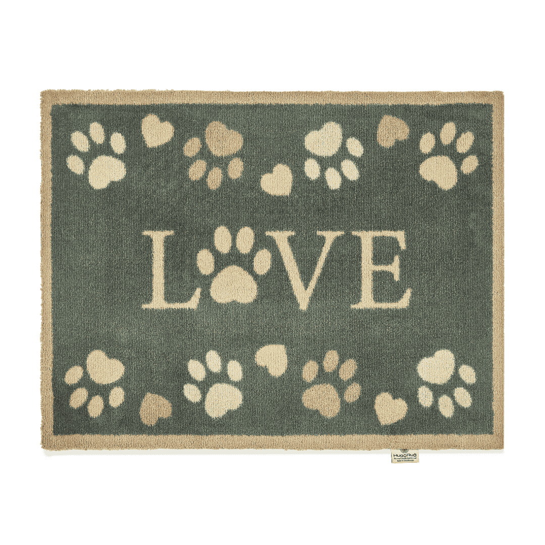Hug Rug Doormat Love Paws