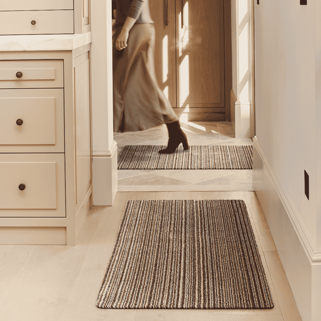 Hug Rug Doormat Plain Candy Stripe