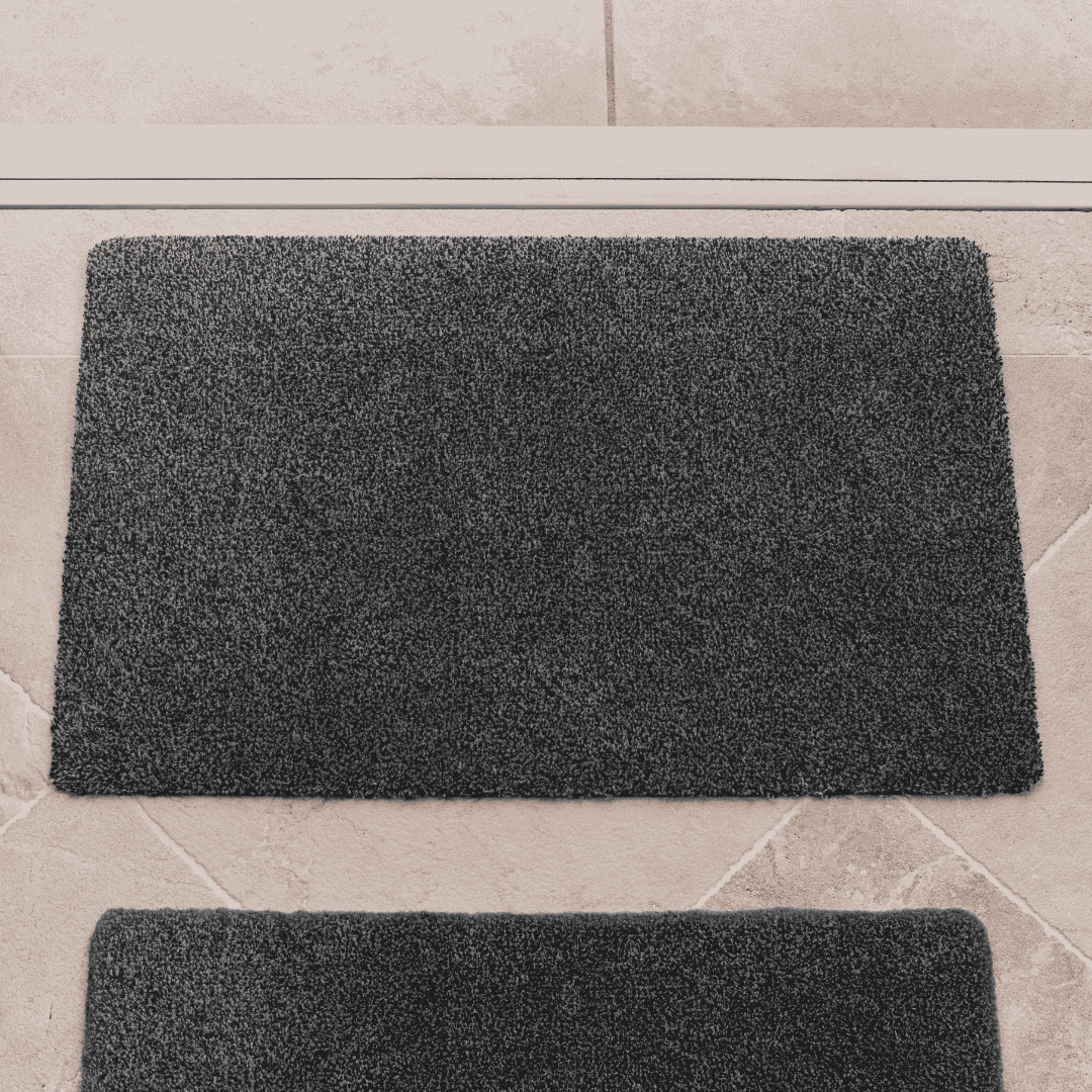Hug Rug Doormat Plain Charcoal