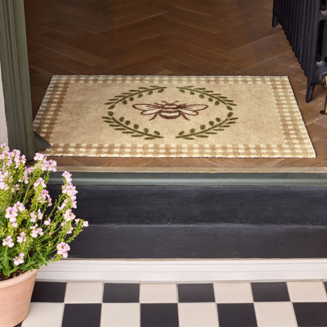 Hug Rug Doormat Beehive Beige