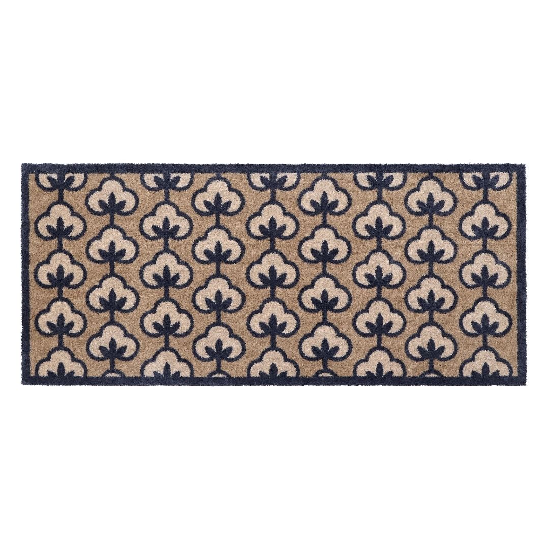 Hug Rug Runner Retro Flower Neutral