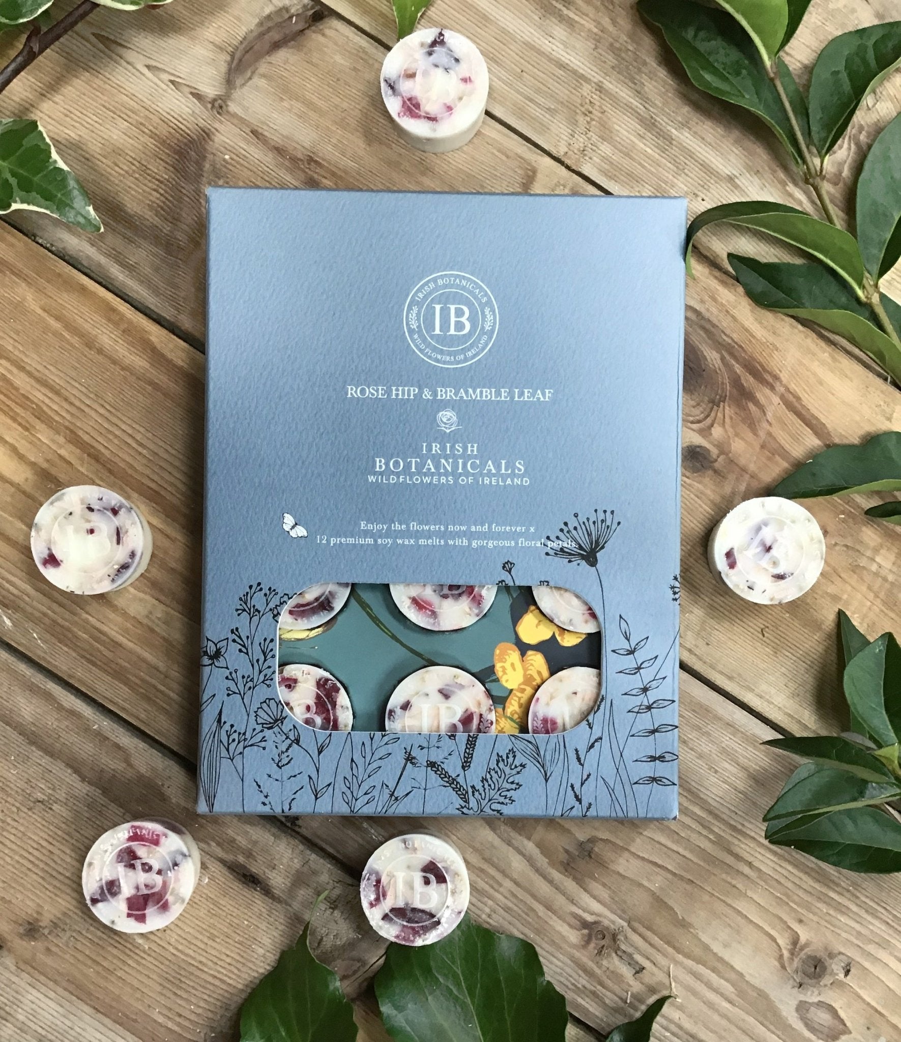 Irish Botanicals Rosehip And Bramble Leaf Wax Melts