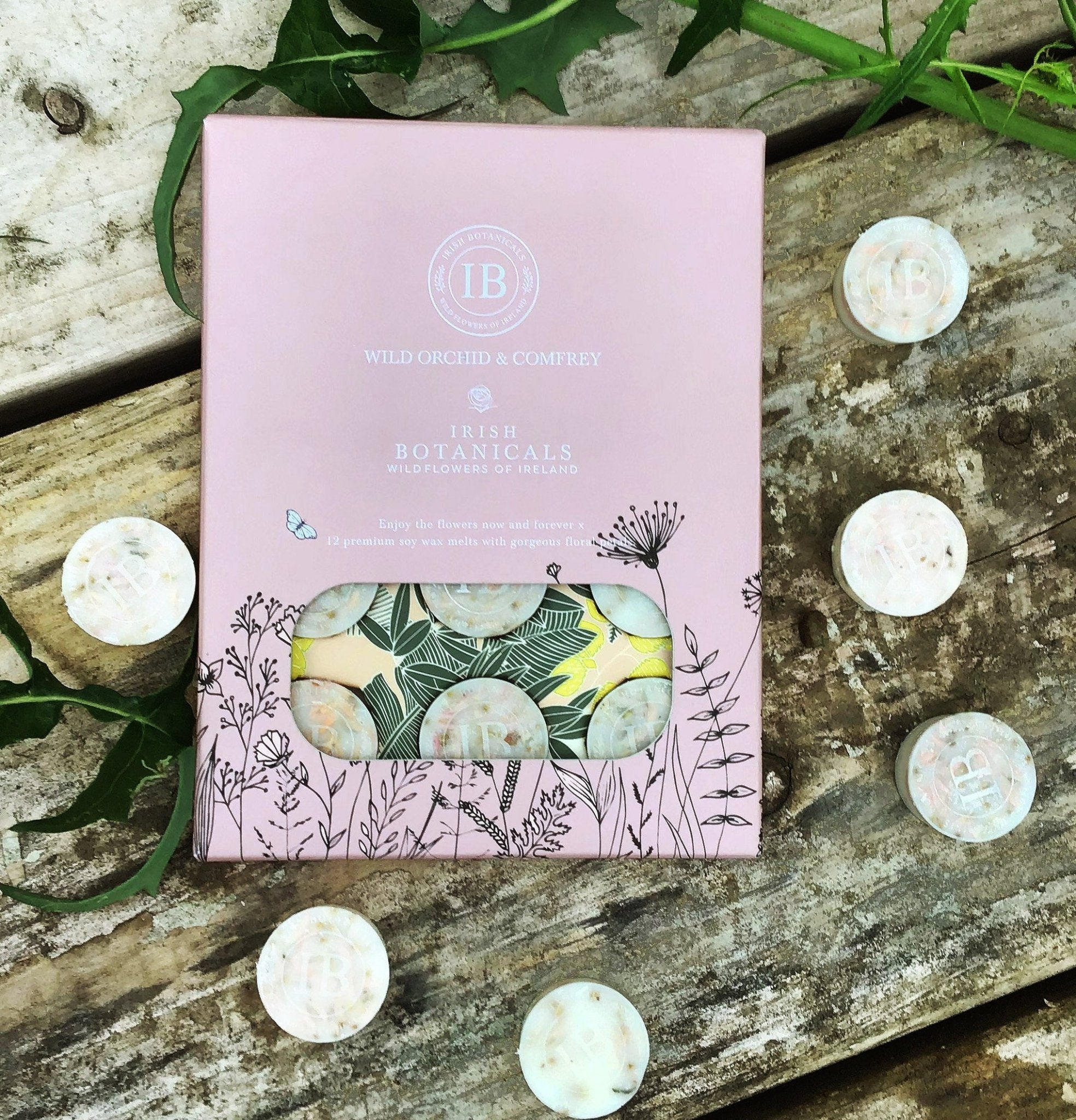 Irish Botanicals Wild Orchid And Comfrey Wax Melts