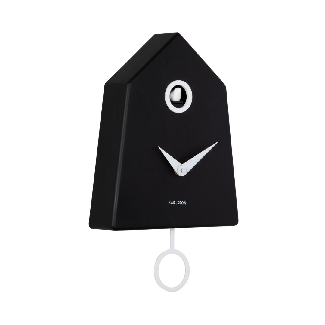 Wall Clock Grafico Cuckoo - Black