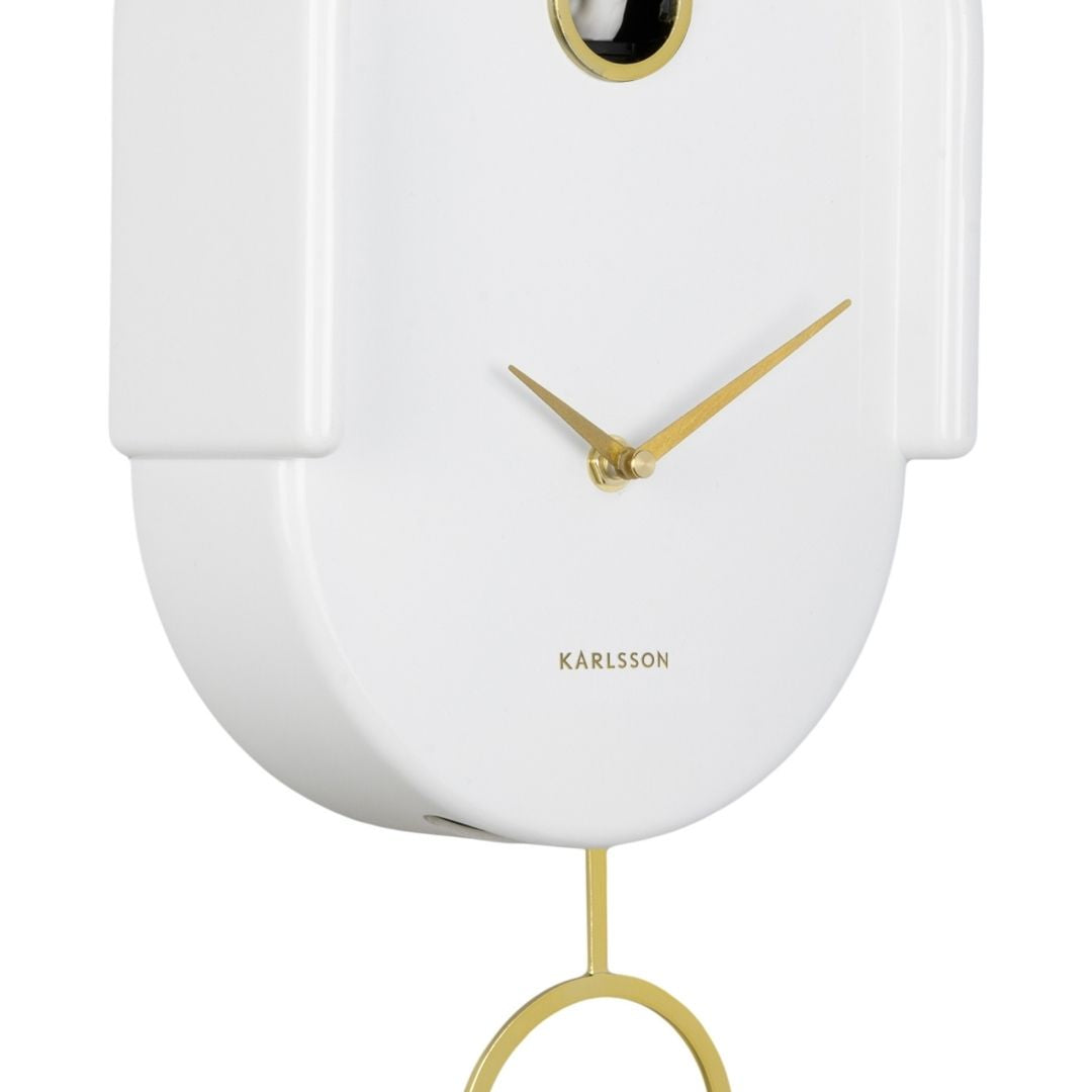 Wall Clock Tweet - White