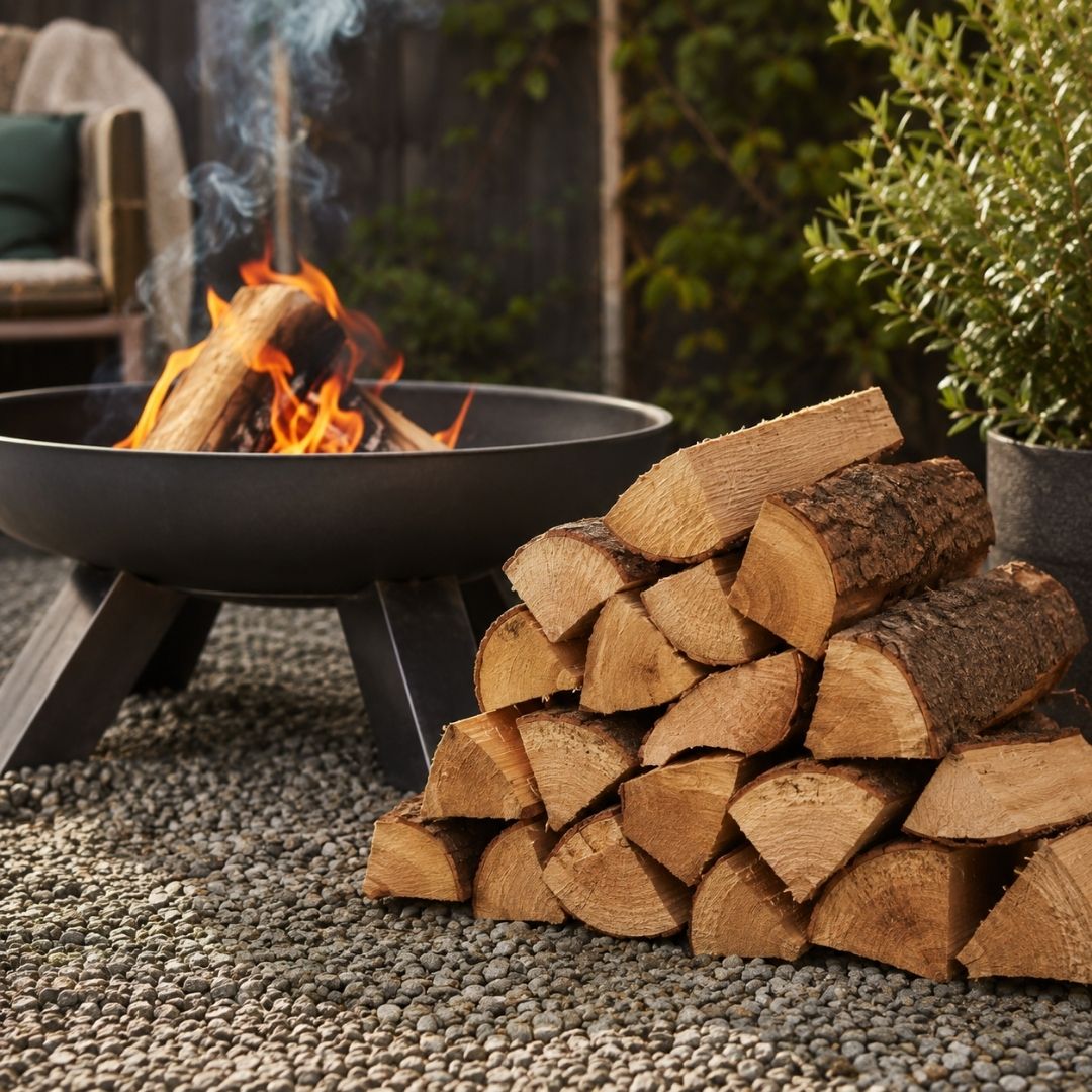 Kiln Dried Birch Logs – 5 Bags (15kg Each)