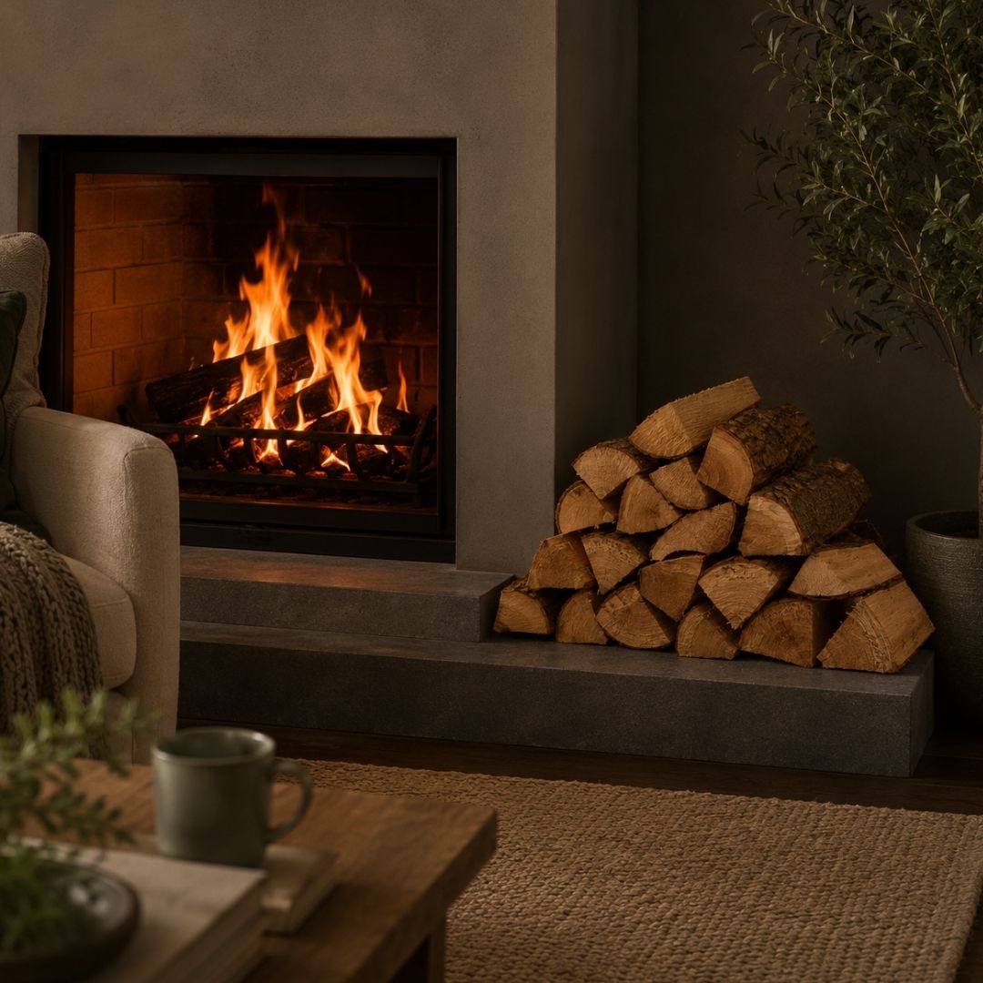 Kiln Dried Birch Logs – 5 Bags (15kg Each)