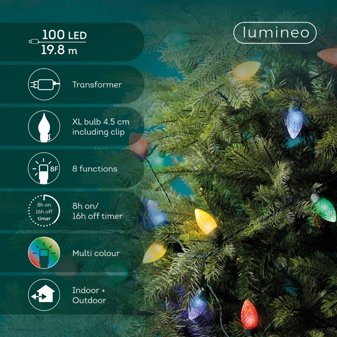 Vintage Christmas Lights Multi Colour