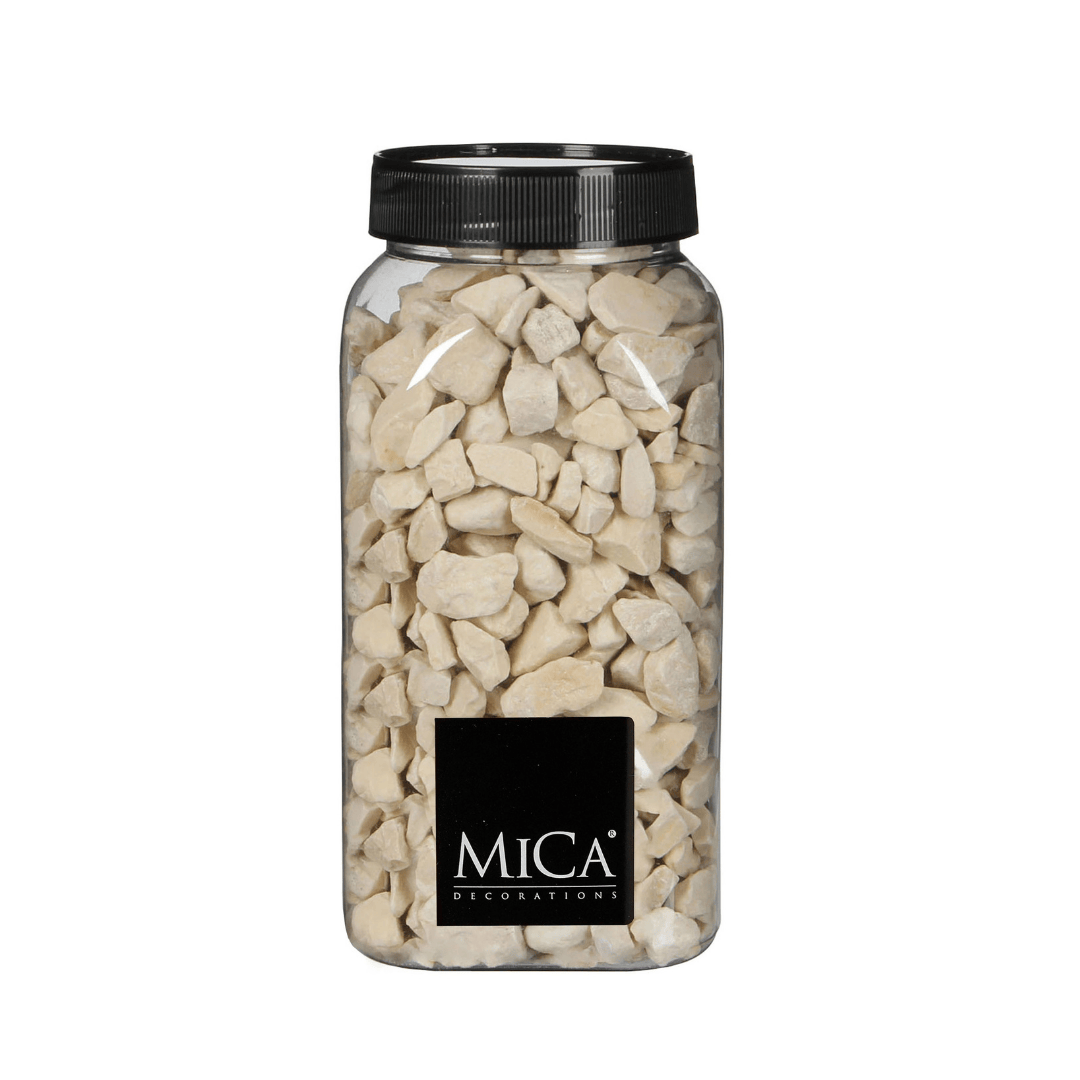 Mica Decorative Stones Cream 650ml