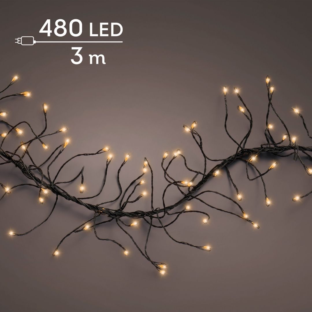 Christmas Cluster Lights Micro LED - Classic Warm