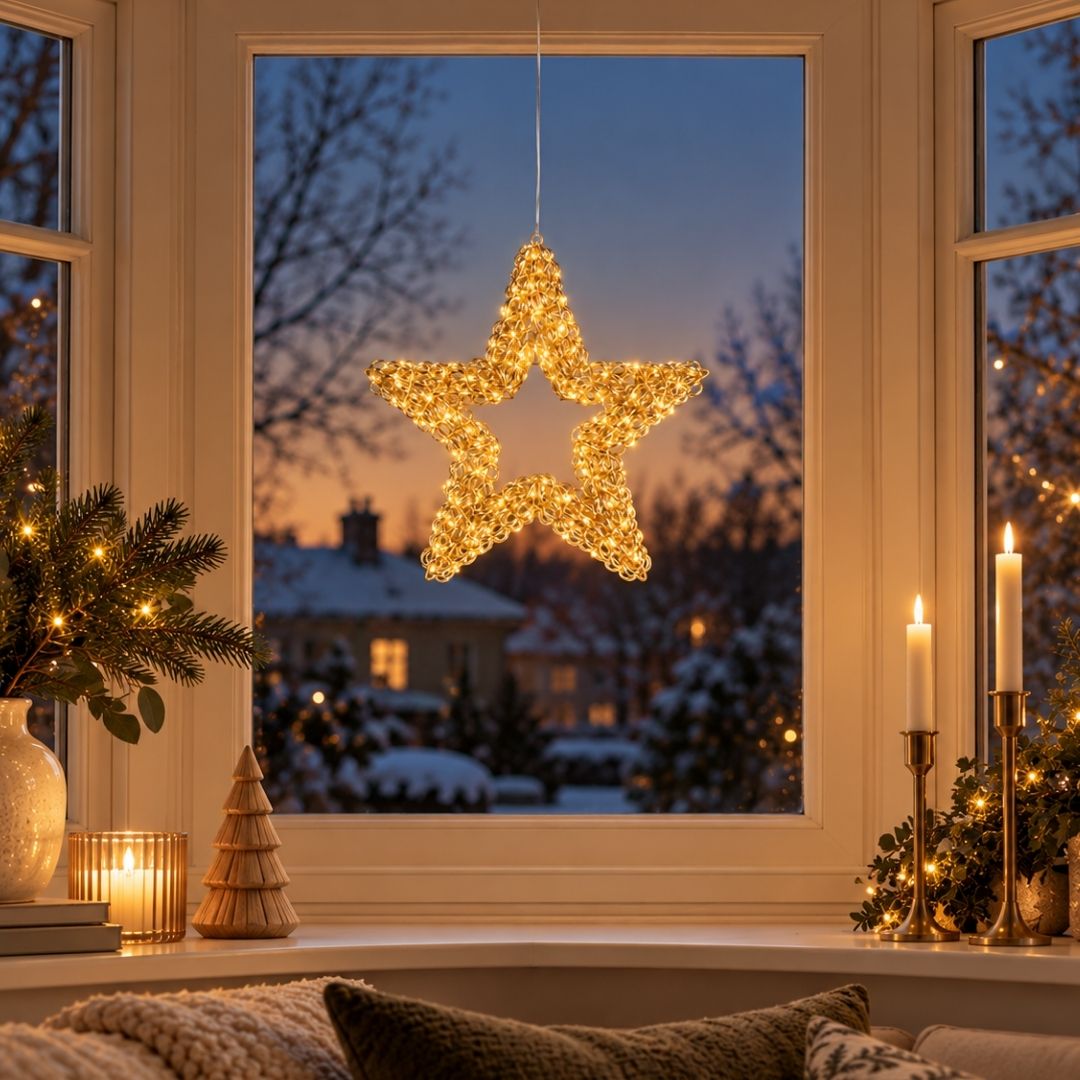 Christmas Micro LED Star Classic Warm