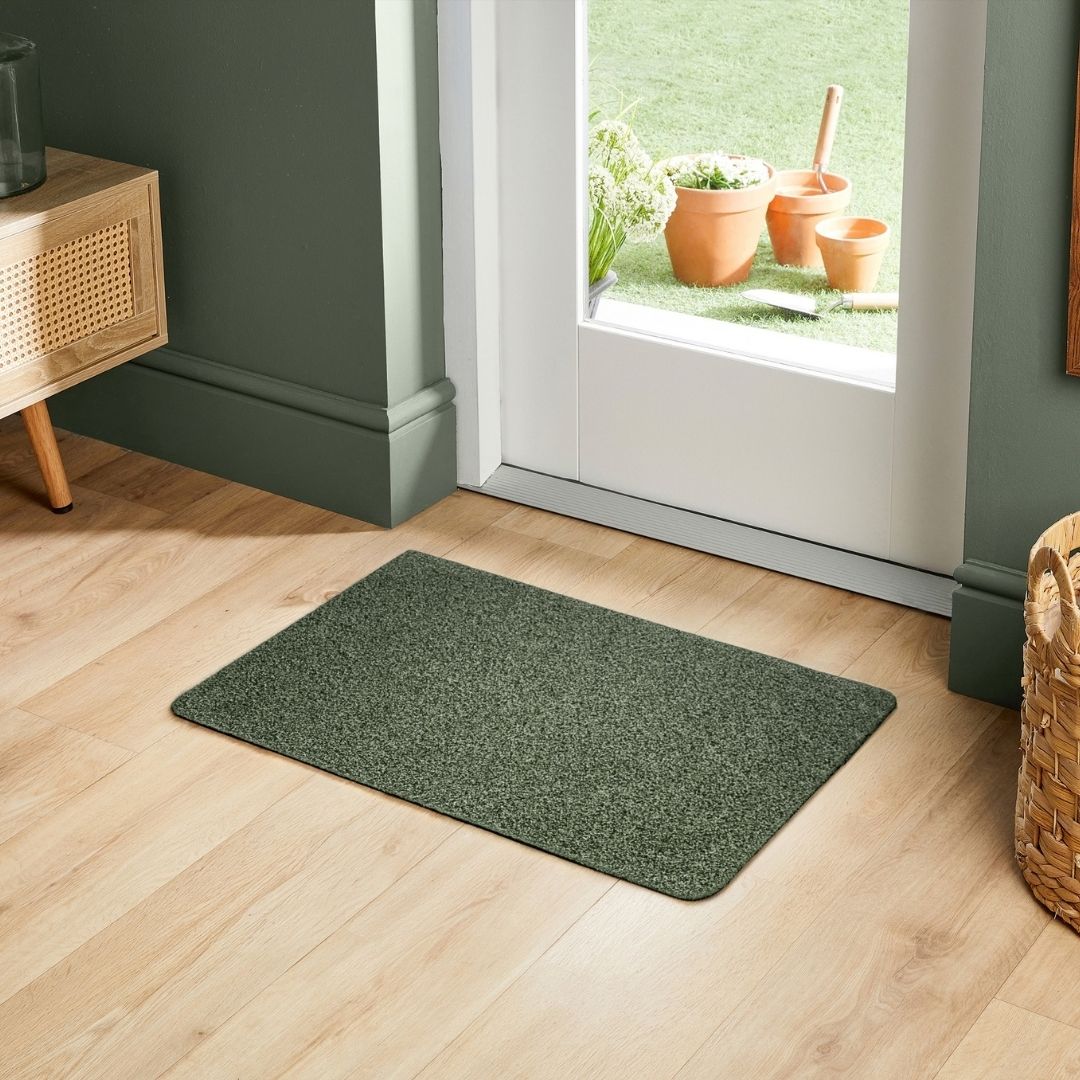 Door Mat Cotton Sage