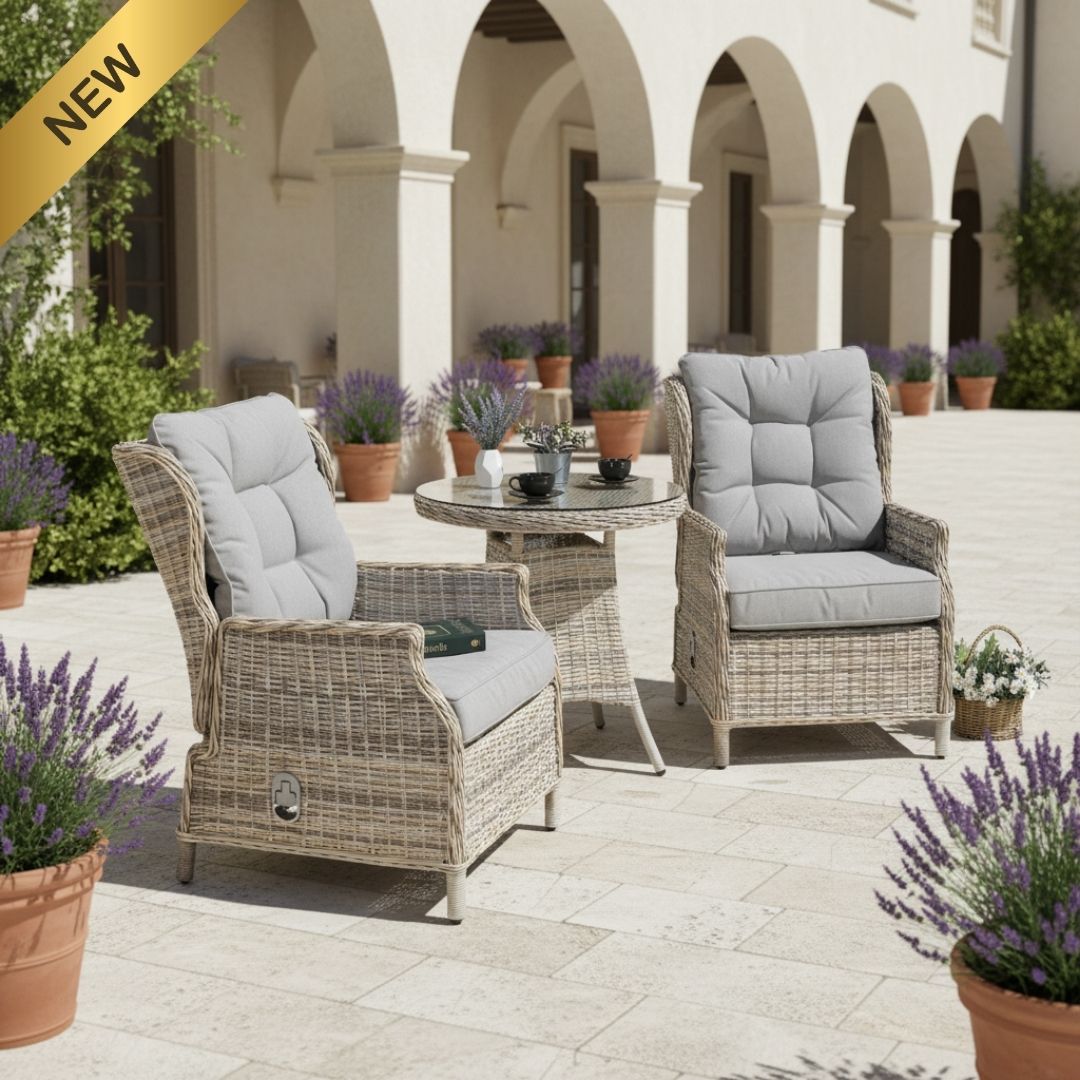 Mykonos Rattan Garden Bistro Furniture Set