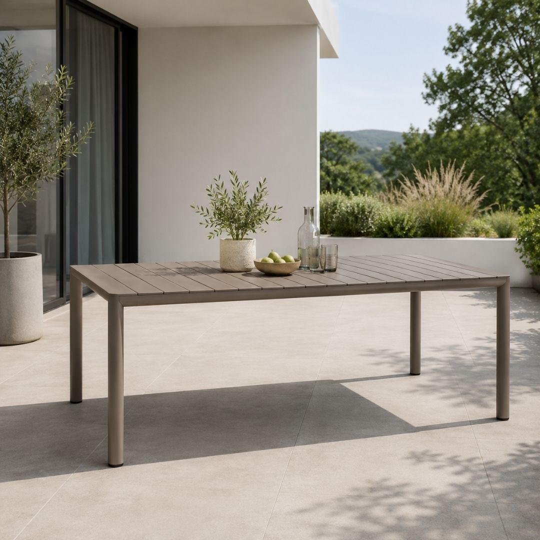 Nardi Tevere 210 Extendable Outdoor Table - Taupe