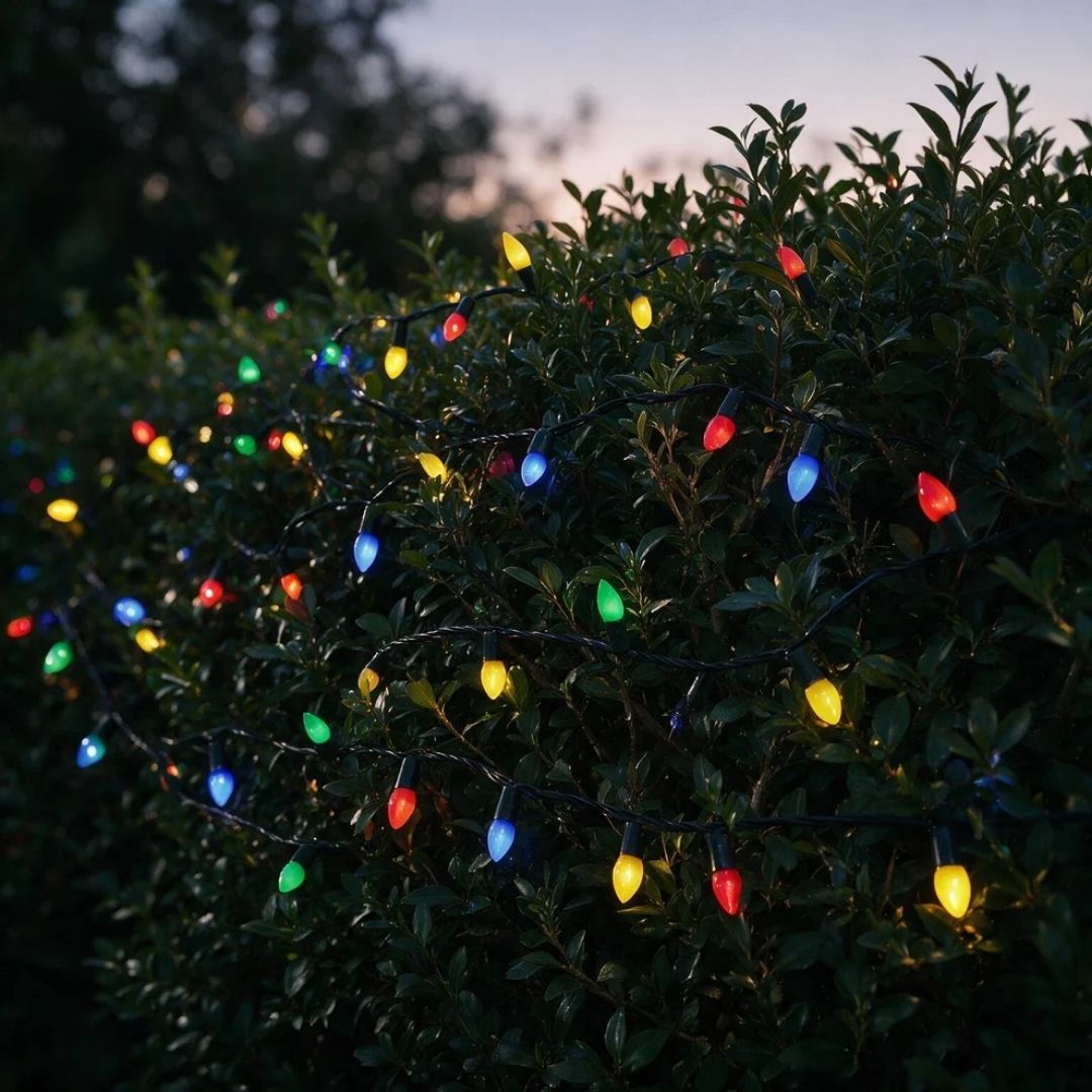 Christmas Lights Mini Cone 120 LED Multicolour