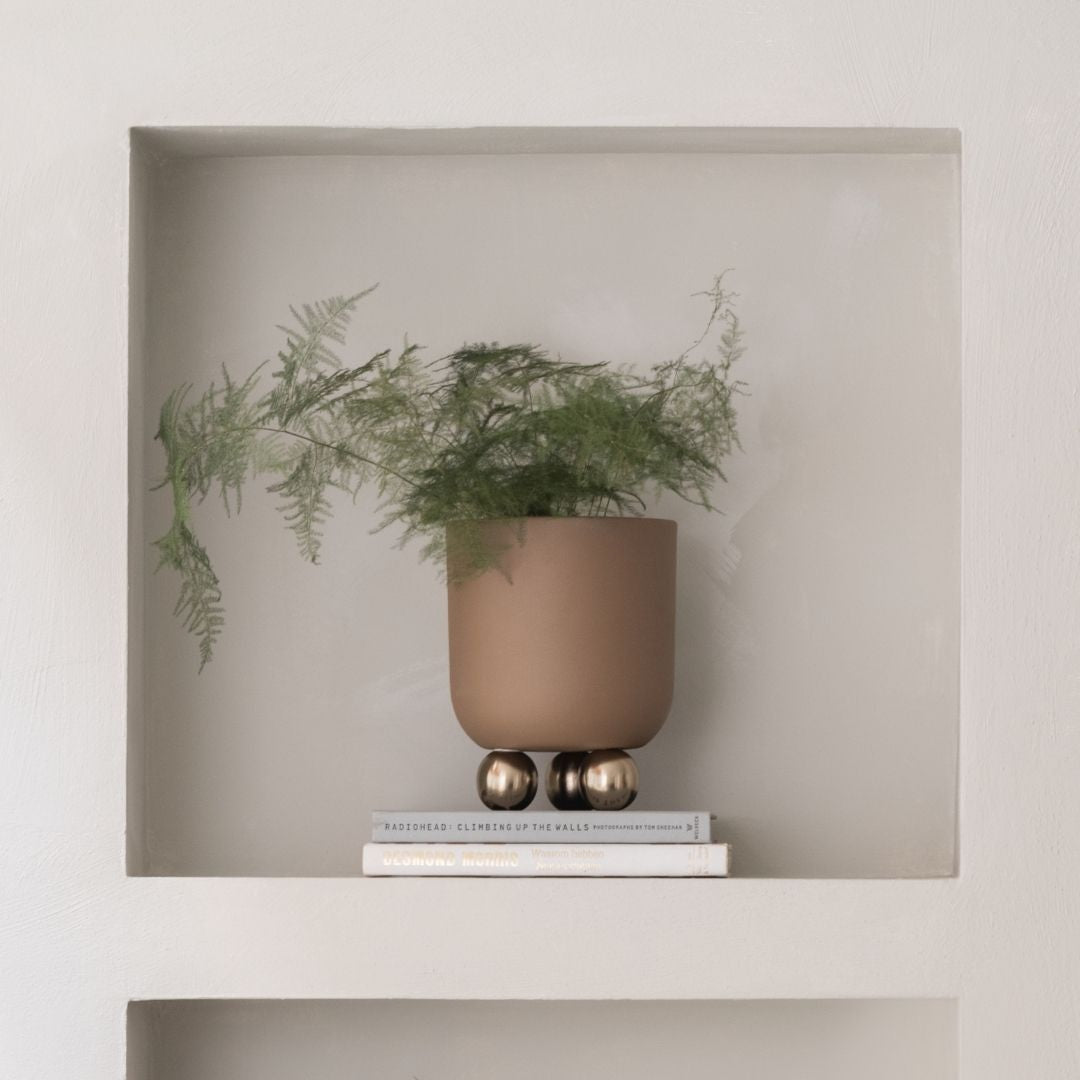 Estilo Indoor Pot - Mocha Brown