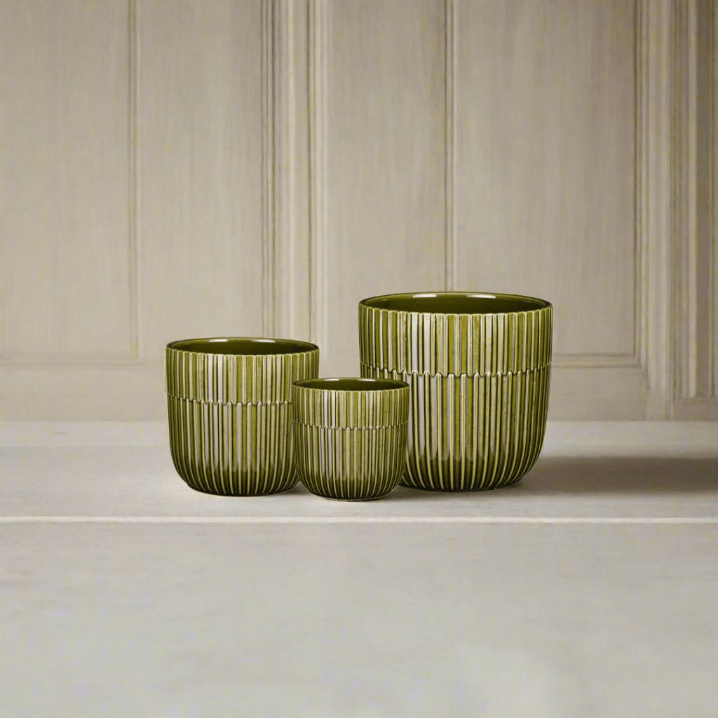 Sara Pot Round Green