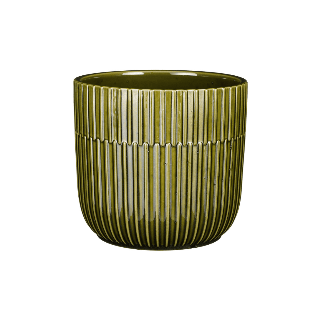 Sara Pot Round Green