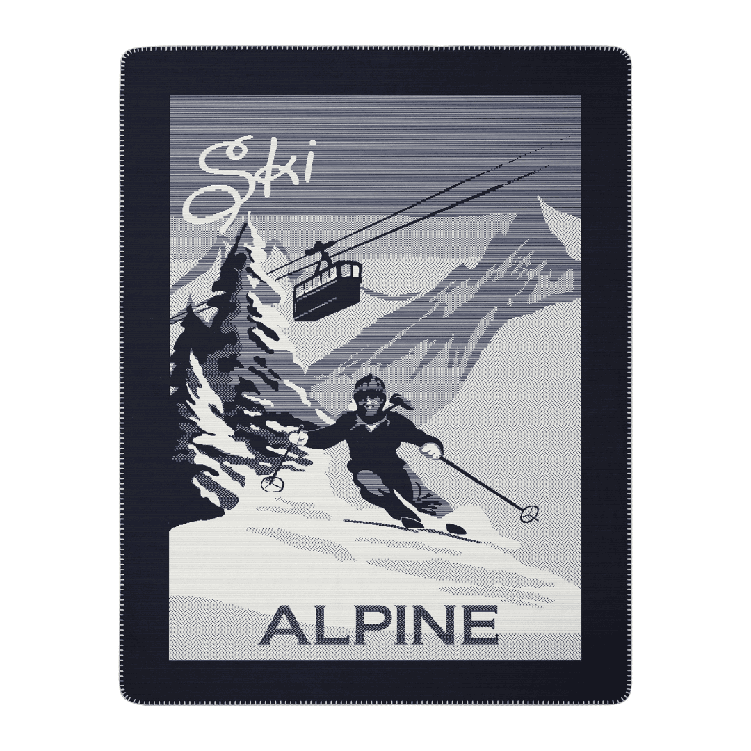 Ski Alpine Blanket