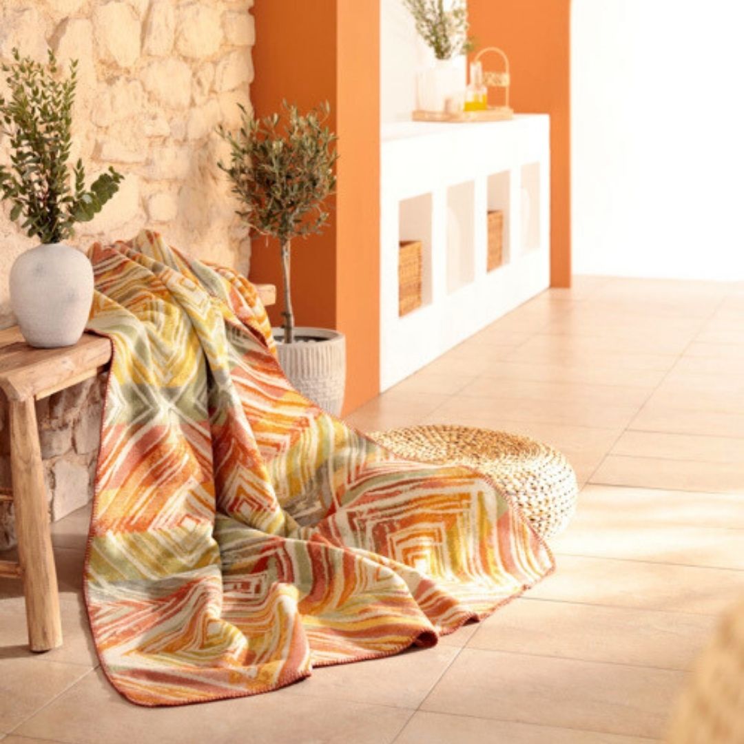 Sunset Diamonds Throw Blanket