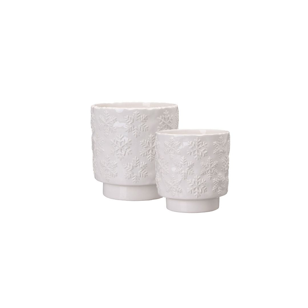 Tindra Indoor Pot White