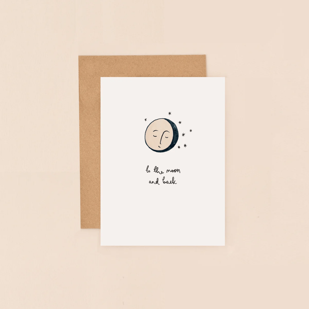 To The Moon & Back Mini Card