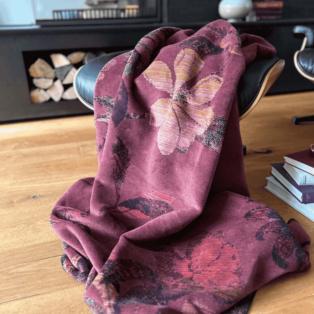 Velvet Bloom Throw