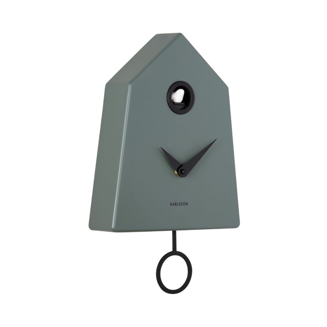 Wall Clock Grafico Cuckoo - Jungle Green
