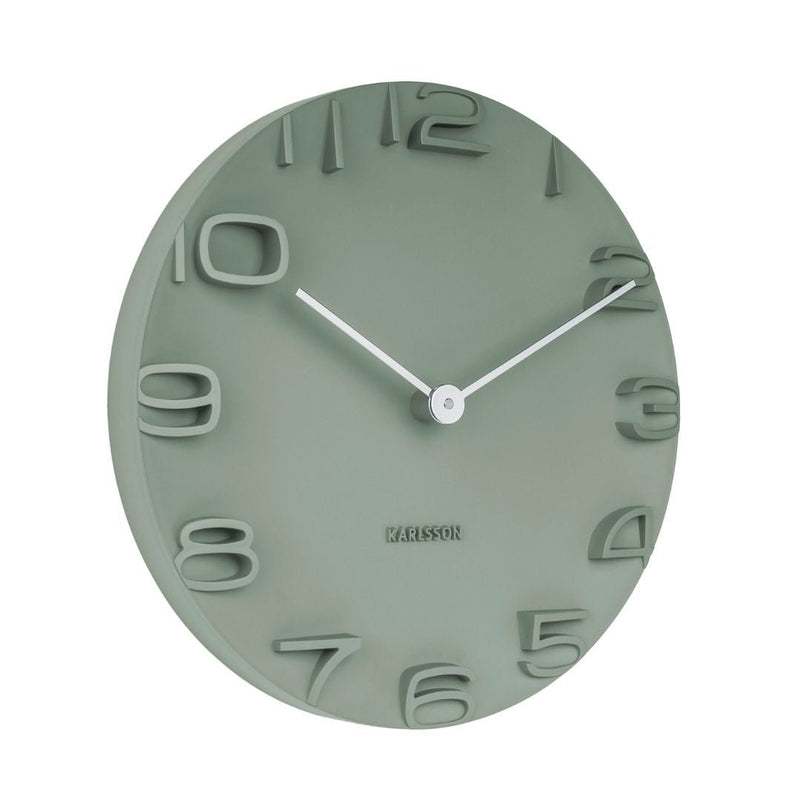 Wall Clock On The Edge - Green - The Garden HouseKarlsson
