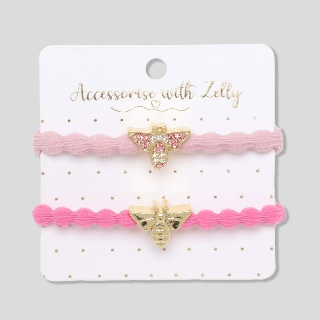 Charm Hair Tie Gold Bee