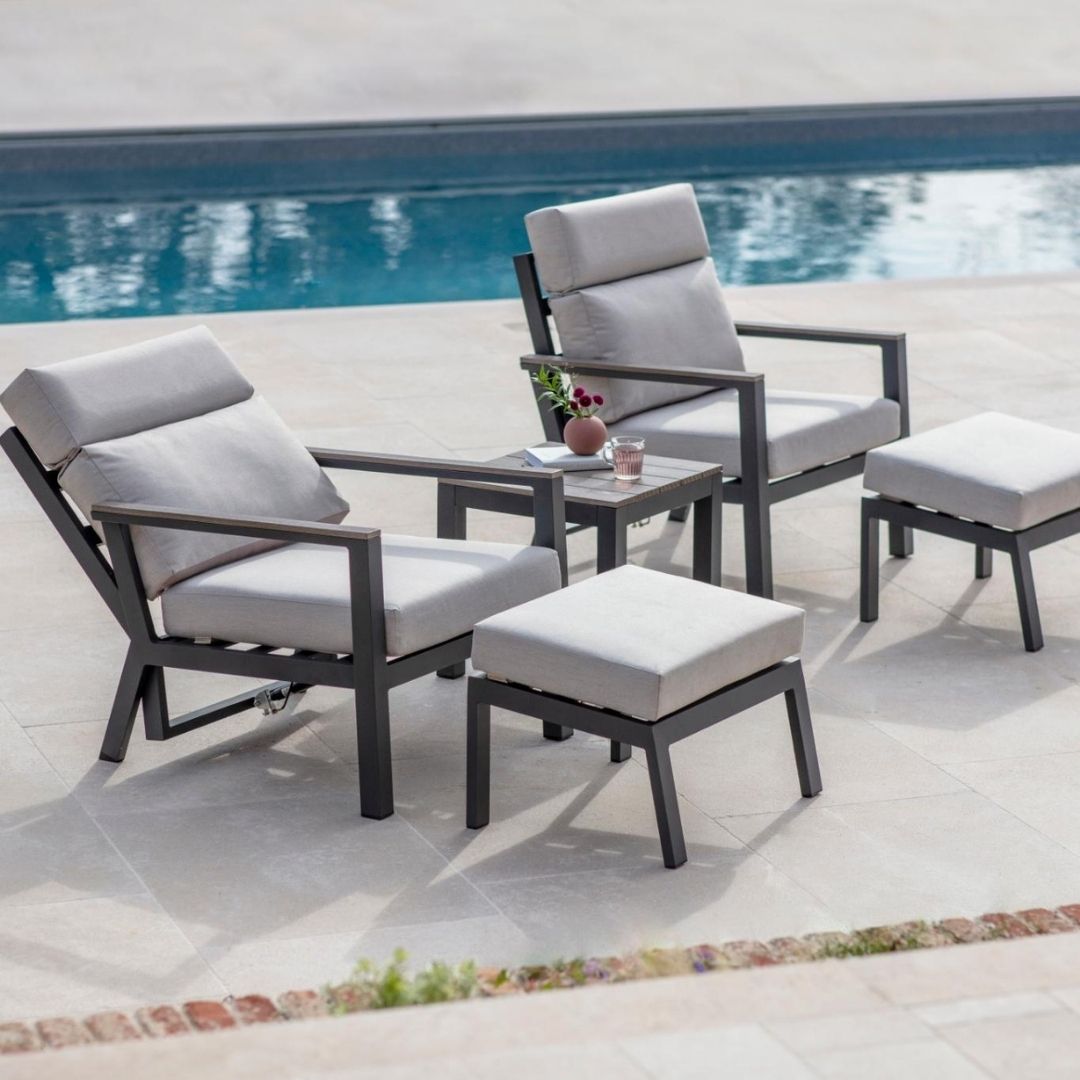 Zurich Garden Recliner Set
